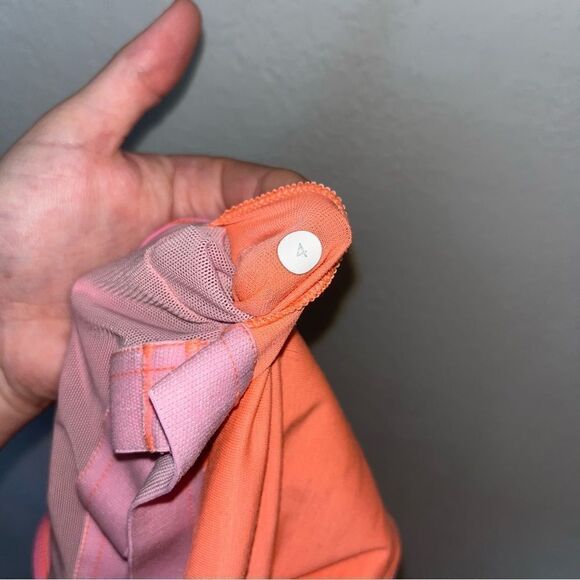 Women's Lululemon Coral Pink Fitted Athletic Tank Top - Picture 10 of 10